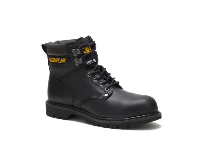 Cat Footwear | Second Shift Steel Toe Work Boot Black