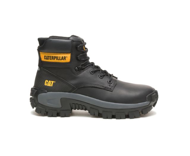 Cat Footwear | Invader Hi Steel Toe Work Boot Black