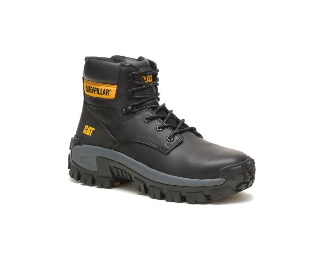 Cat Footwear | Invader Hi Steel Toe Work Boot Black