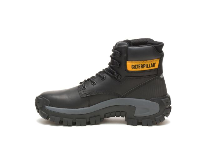 Cat Footwear | Invader Hi Steel Toe Work Boot Black