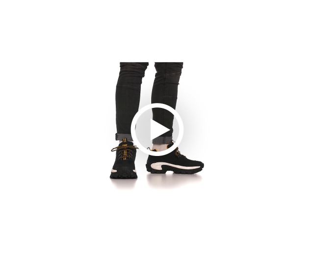 Cat Footwear | Intruder Shoe Black | White