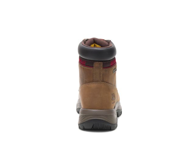 Cat Footwear | Dryverse 6" Waterproof Steel Toe Work Boot Dark Brown