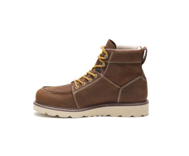 Cat Footwear | Tradesman Work Boot Chocolate Brown