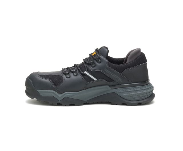 Cat Footwear | Provoke Lo Waterproof Alloy Toe Work Shoe Black