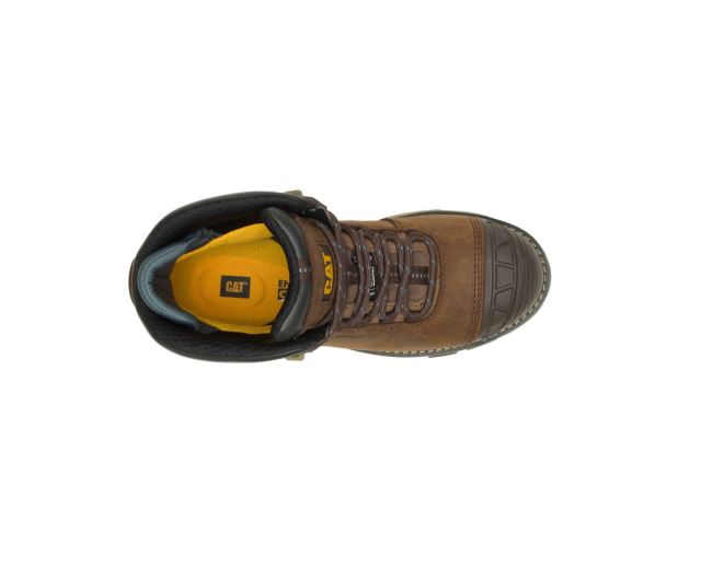 Cat Footwear | Excavator Superlite Waterproof Thinsulate™ Nano Toe Work Boot Dark Brown