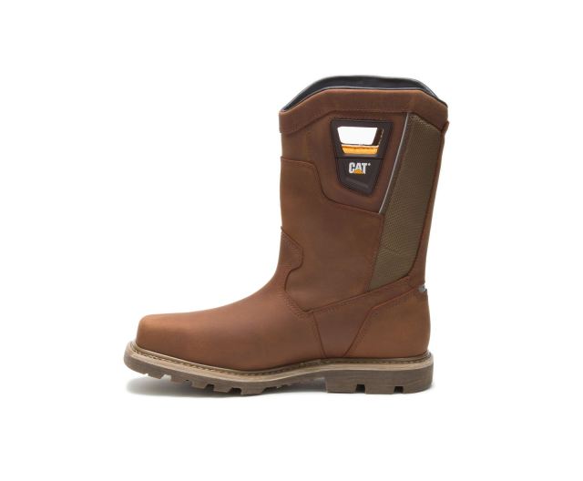 Cat Footwear | Stillwell Waterproof Steel Toe Work Boot Butterscotch