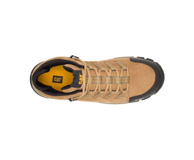 Cat Footwear | Utilize Waterproof Alloy Toe Work Boot Sand