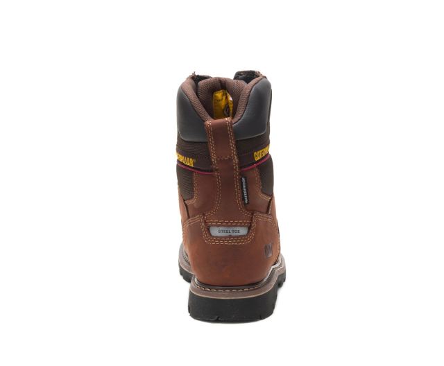 Cat Footwear | Alaska 2.0 8" Waterproof Thinsulate™ Steel Toe Work Boot Walnut