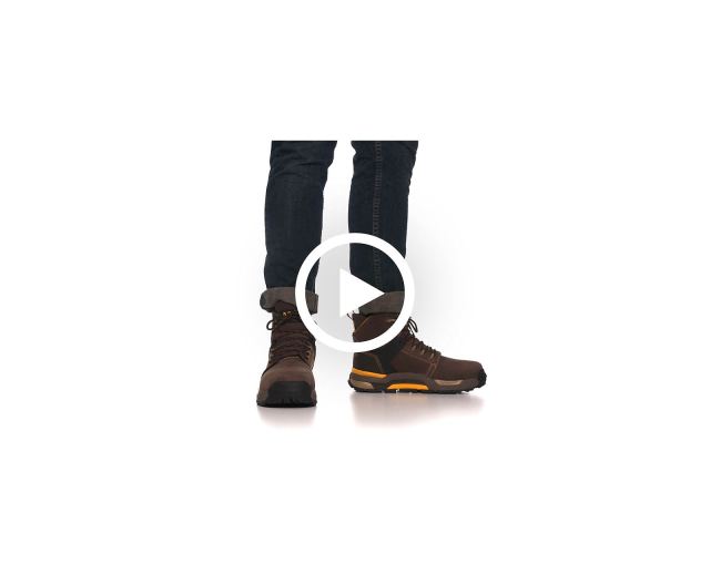 Cat Footwear | Cat Footwear | EDGE Waterproof Nano Toe Work Boot Coffee Bean