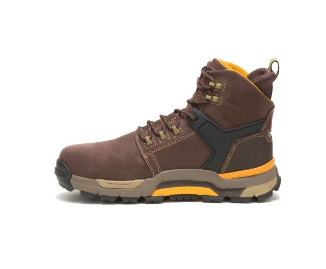 Cat Footwear | Cat Footwear | EDGE Waterproof Nano Toe Work Boot Coffee Bean