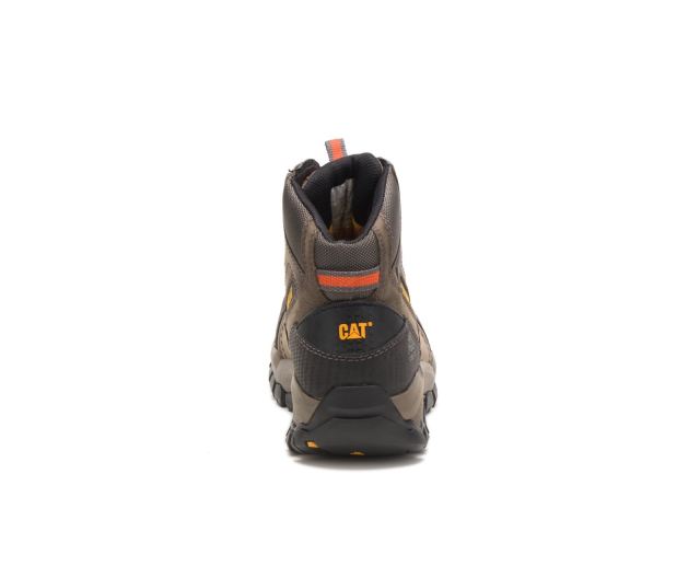 Cat Footwear | Navigator Mid Waterproof Steel Toe Work Boot Dark Gull Grey