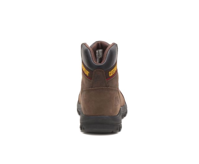 Cat Footwear | Outline Work Boot Seal Brown