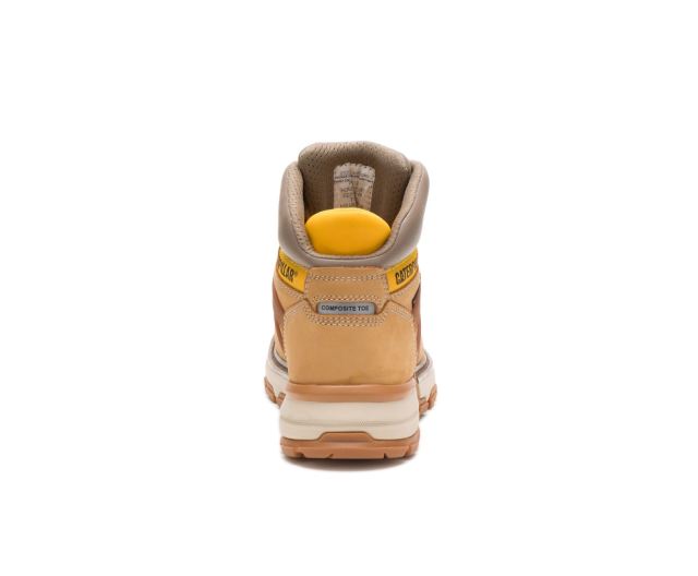 Cat Footwear | Excavator Superlite Waterproof Nano Toe Work Boot Honey Reset