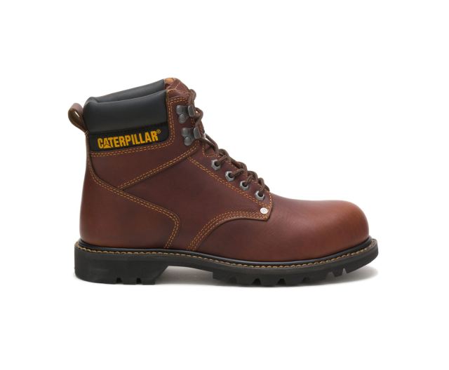 Cat Footwear | Second Shift Steel Toe Work Boot Tan