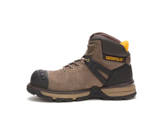 Cat Footwear | Excavator Superlite Waterproof Nano Toe Work Boot Bungee Cord