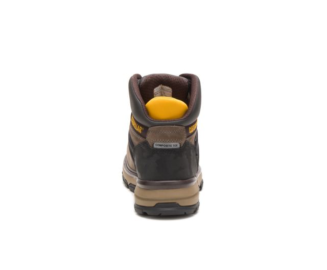 Cat Footwear | Excavator Superlite Waterproof Nano Toe Work Boot Bungee Cord