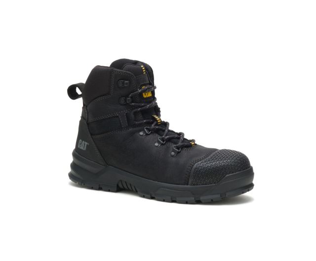 Cat Footwear | Accomplice X Waterproof Steel Toe Work Boot Black