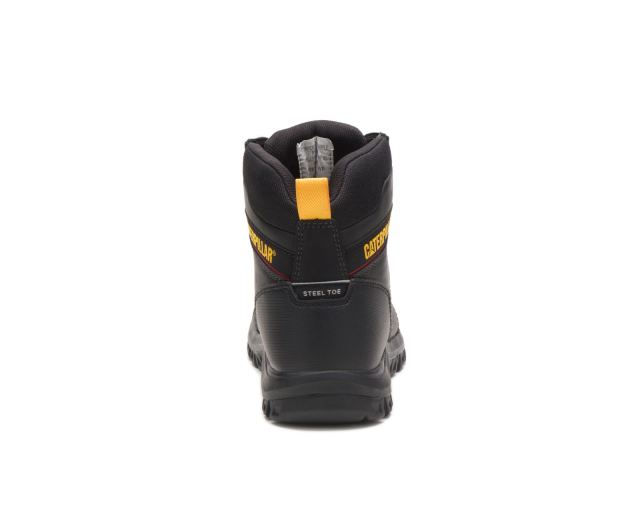 Cat Footwear | Wellspring Waterproof Metatarsal Guard Steel Toe Work Boot Black