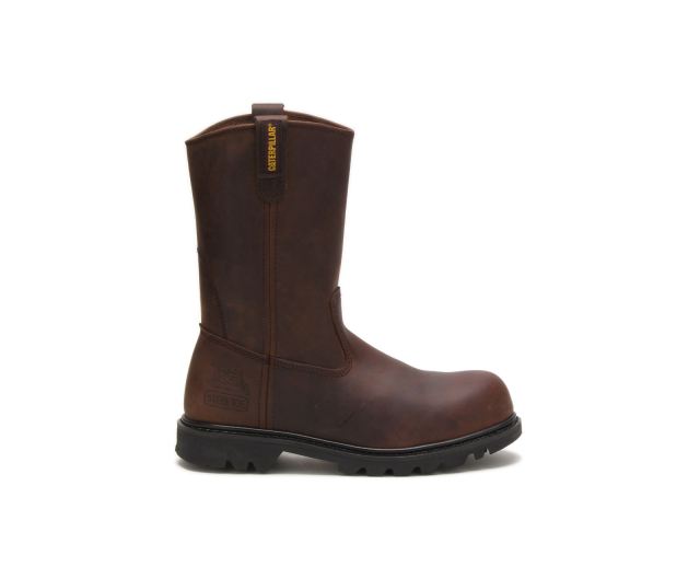 Cat Footwear | Revolver Steel Toe Work Boot Brown