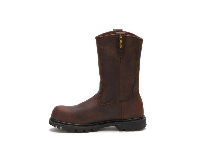 Cat Footwear | Revolver Steel Toe Work Boot Brown