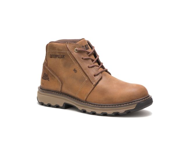 Cat Footwear | Parker Work Boot Dark Beige