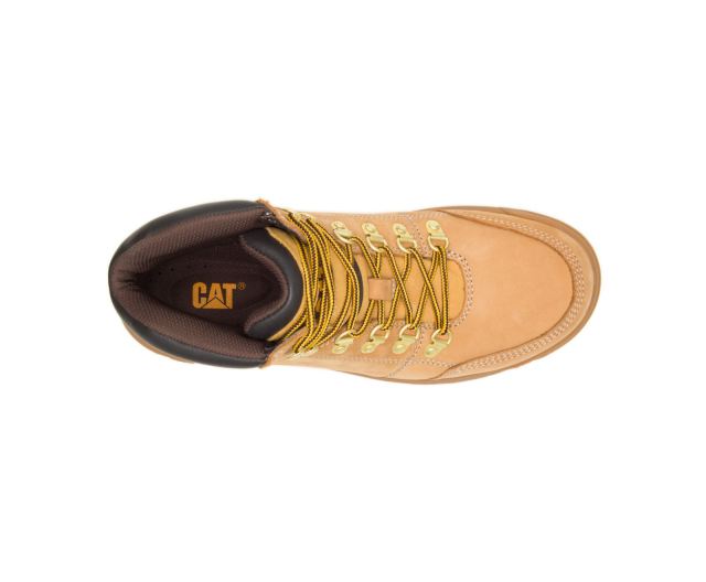 Cat Footwear | Outline Work Boot Honey Reset