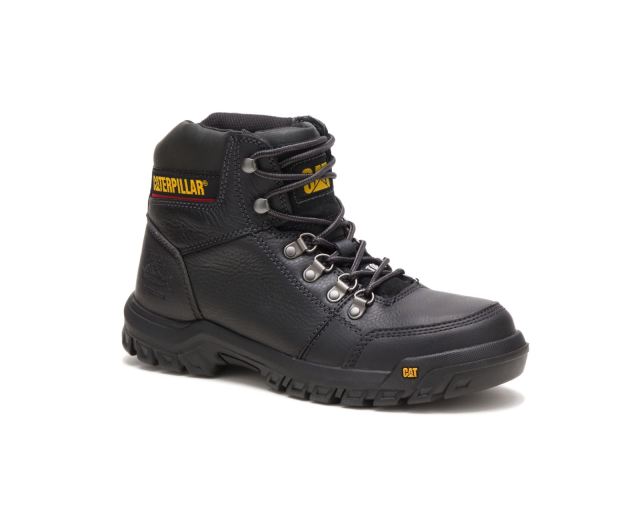 Cat Footwear | Outline Steel Toe Work Boot Black