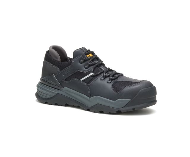 Cat Footwear | Provoke Lo Waterproof Alloy Toe Work Shoe Black