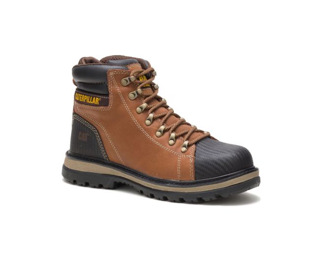 Cat Footwear | Foxfield Steel Toe Work Boot Trail