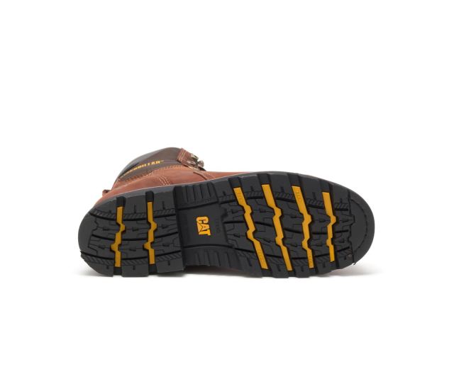 Cat Footwear | Alaska 2.0 8" Waterproof Thinsulate™ Steel Toe Work Boot Walnut
