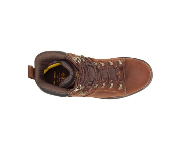 Cat Footwear | Alaska 2.0 8" Waterproof Thinsulate™ Steel Toe Work Boot Walnut