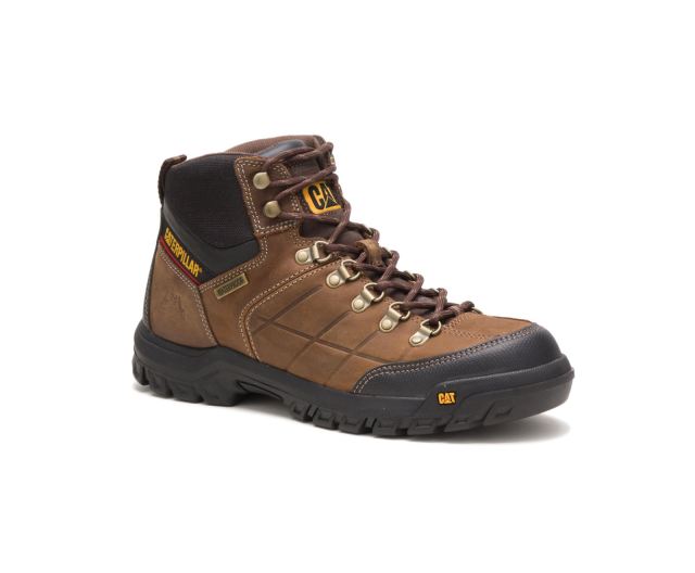 Cat Footwear | Threshold Waterproof Work Boot Real Brown