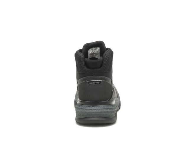 Cat Footwear | Provoke Mid Waterproof Alloy Toe Work Boot Black/Sand