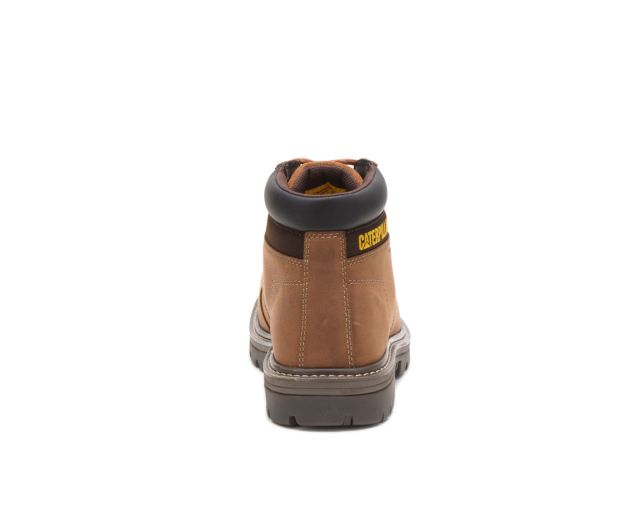 Cat Footwear | Outbase Waterproof Steel Toe Work Boot Brown