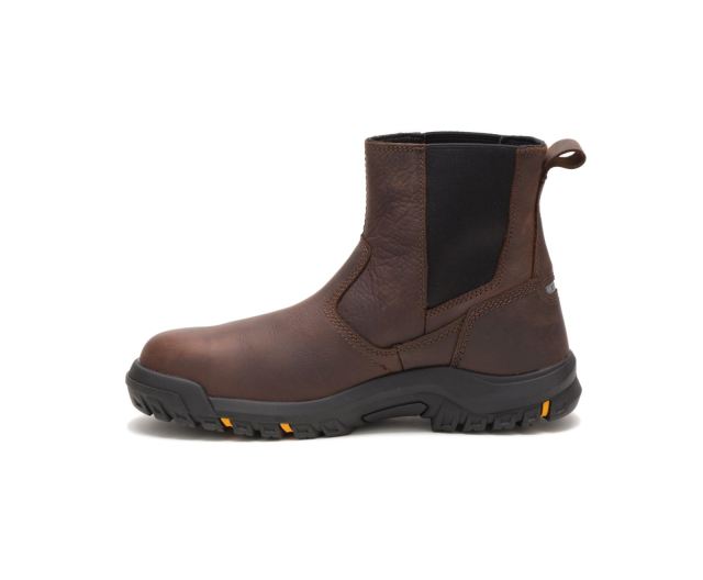 Cat Footwear | Wheelbase Steel Toe Work Boot Clay