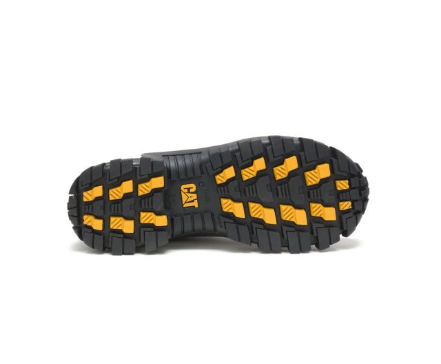 Cat Footwear | Invader Steel Toe Work Shoe Black/Full Moon