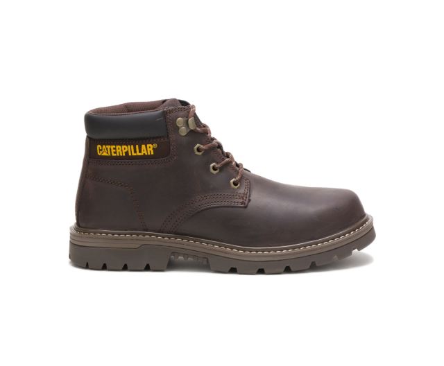 Cat Footwear | Outbase Steel Toe Work Boot Coffee Bean