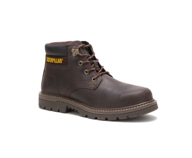 Cat Footwear | Outbase Steel Toe Work Boot Coffee Bean