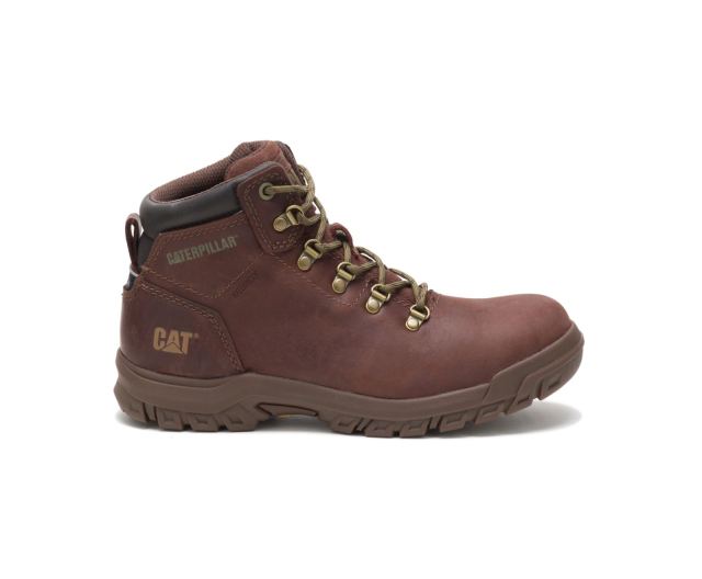 Cat Footwear | Mae Steel Toe Waterproof Work Boot Cocoa