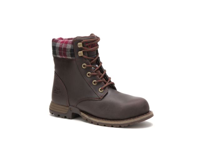 Cat Footwear | Kenzie Steel Toe Work Boot Bark