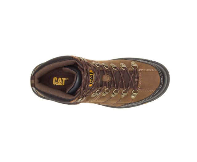 Cat Footwear | Threshold Waterproof Work Boot Real Brown