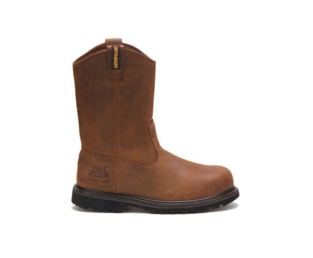 Cat Footwear | Edgework Steel Toe Work Boot Mahogany