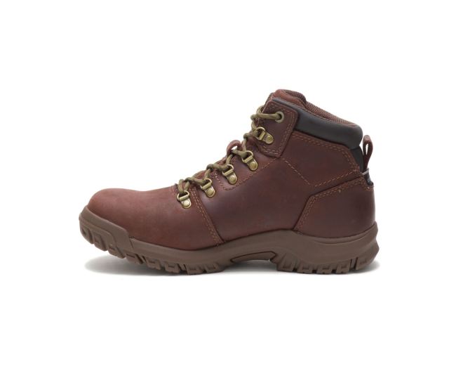 Cat Footwear | Mae Steel Toe Waterproof Work Boot Cocoa