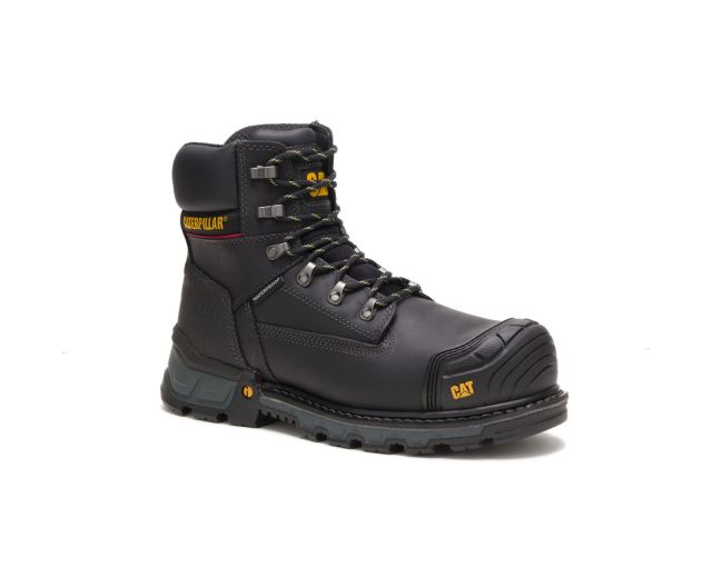 Cat Footwear | Excavator XL 6" Waterproof Composite Toe Work Boot Black