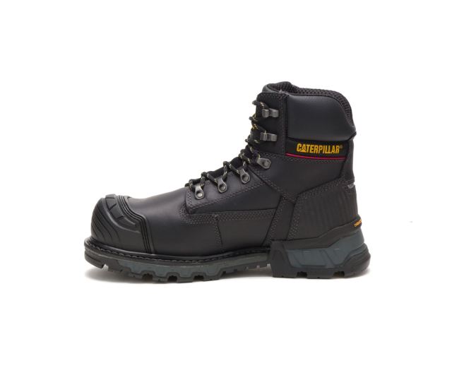 Cat Footwear | Excavator XL 6" Waterproof Composite Toe Work Boot Black