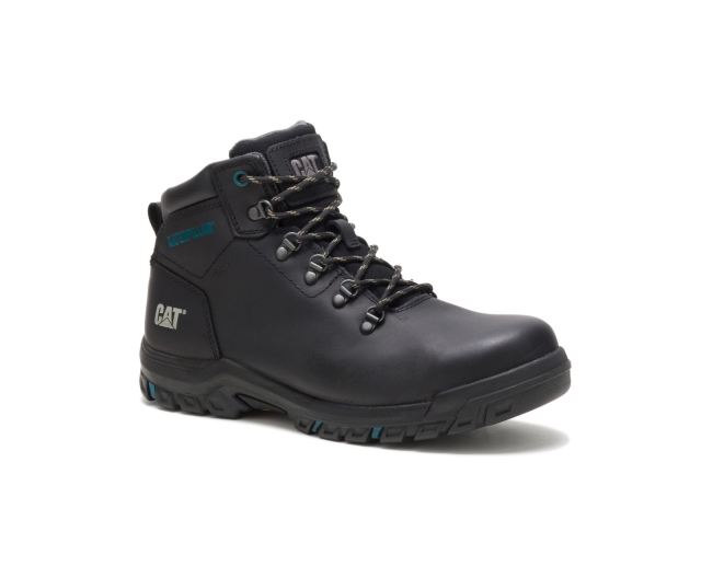 Cat Footwear | Mae Steel Toe Waterproof Work Boot Black