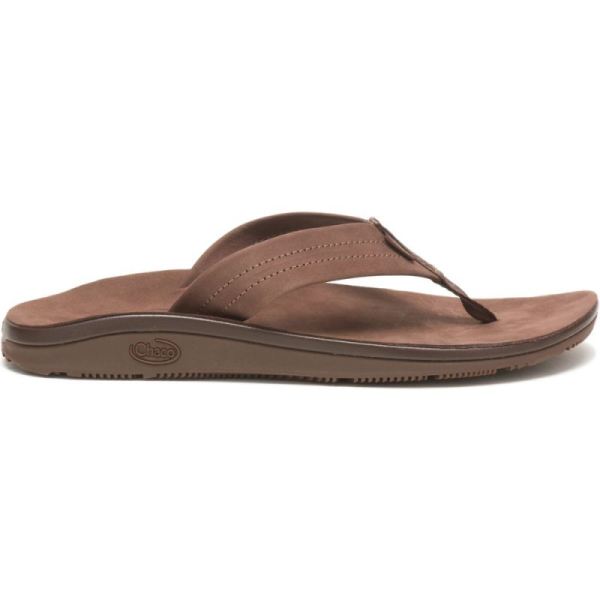 Chacos - Women's Classic Leather Flip - Dark Brown