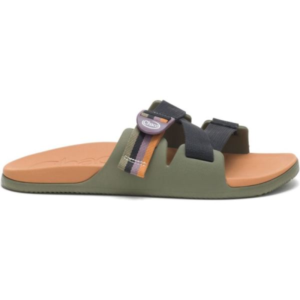 Chacos - Men's Chillos Slide - Patchwork Moss