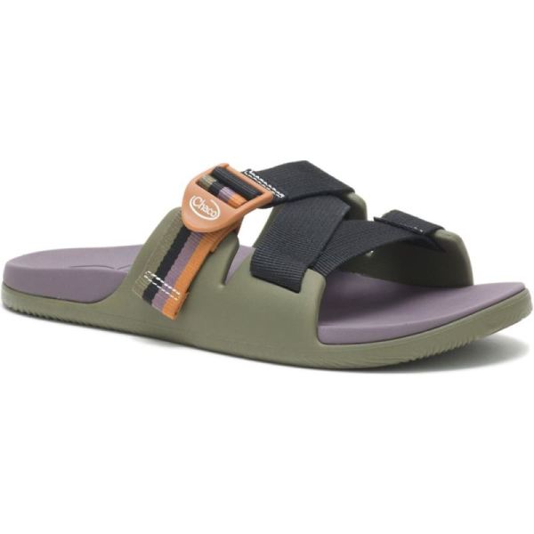 Chacos - Women's Chillos Slide - Patchwork Moss