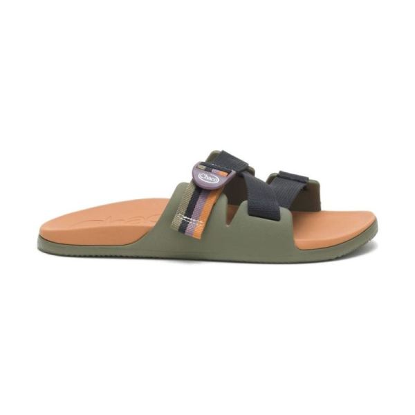 Chacos - Men's Chillos Slide - Patchwork Moss